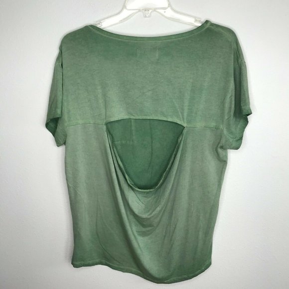 Colorfast Tops Colorfast Apparel Open Back Short Sleeve Shirt Top Poshmark